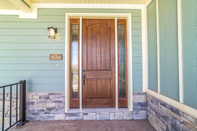 Front Door Staining Service detail
